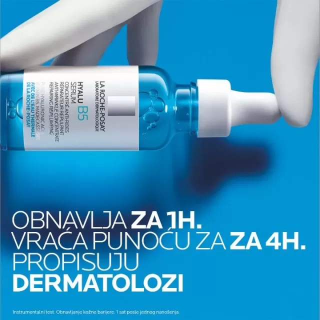 La Roche-Posay HYALU B5 SERUM Nega protiv bora i za punoću osetljive kože s hijaluronskom kiselinom i vitaminom B5, 30 ml