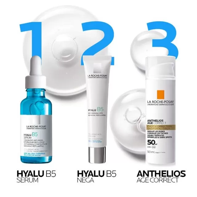 La Roche-Posay HYALU B5 SERUM Nega protiv bora i za punoću osetljive kože s hijaluronskom kiselinom i vitaminom B5, 30 ml