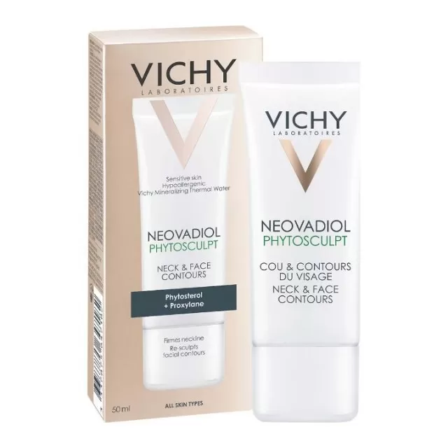 VICHY NEOVADIOL PHYTOSCULPT Nega za vrat i konture lica, 50 ml