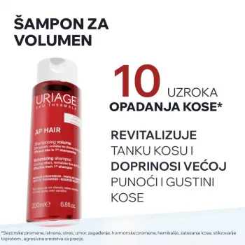 URIAGE AP HAIR ŠAMPON ZA VOLUMEN KOSE 200ML