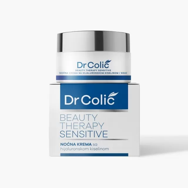 DR COLIĆ BEAUTY THERAPY SENSITIVE NOĆNA KREMA SA HIJALURONSKOM KISELINOM 50 ML
