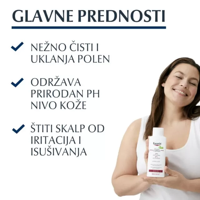 EUCERIN DERMOCAPILLAIRE PH5 BLAGI ŠAMPON 250ML