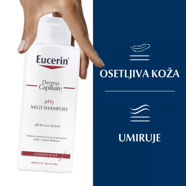 EUCERIN DERMOCAPILLAIRE PH5 BLAGI ŠAMPON 250ML