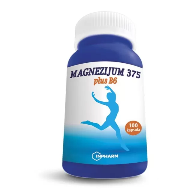 MAGNEZIJUM 375 + B6 KAPSULE A100