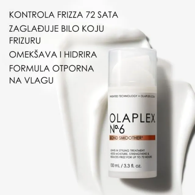 OLAPLEX NO.6 BOND SMOOTHER KREMA ZA ZAGLADJIVANJE KOSE 100ML