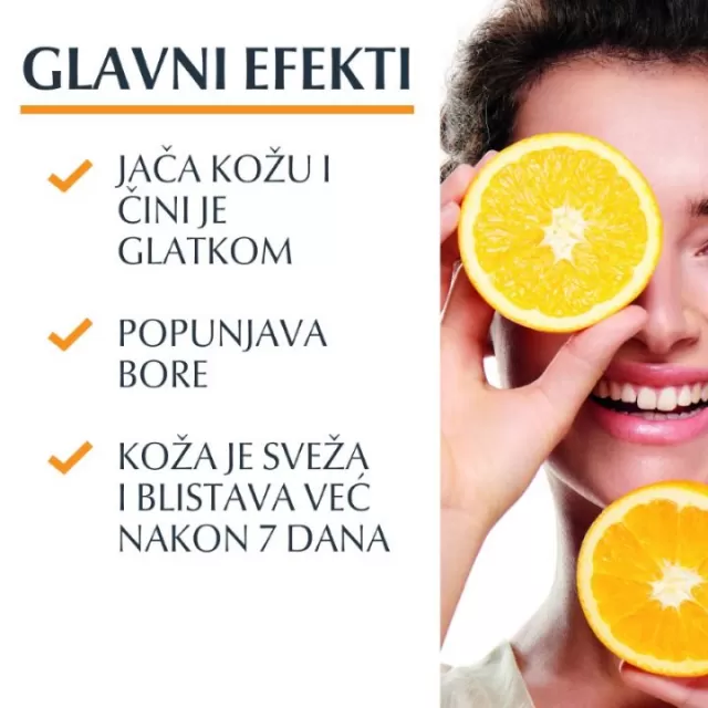 EUCERIN HYALURON-FILLER SERUM SA VITAMINOM C 3X7,5ML