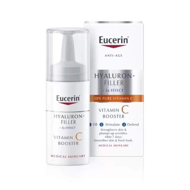 EUCERIN HYALURON-FILLER SERUM SA VITAMINOM C 3X7,5ML