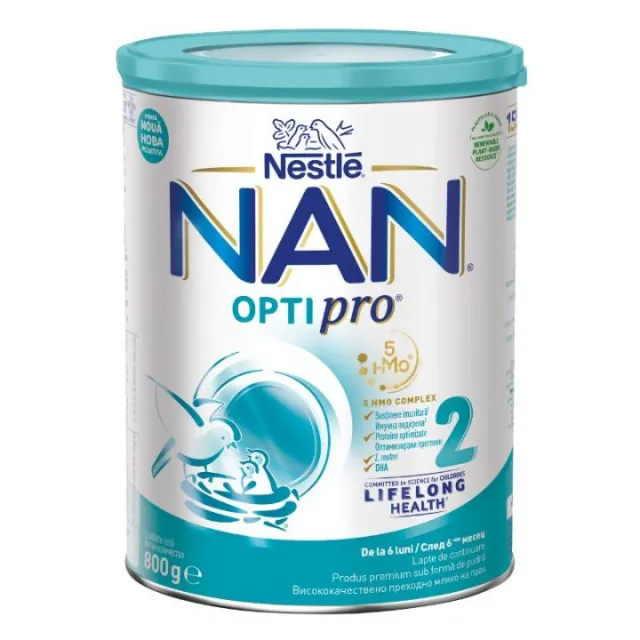 NESTLE NAN 2 OPTIPRO MLEKO 800G