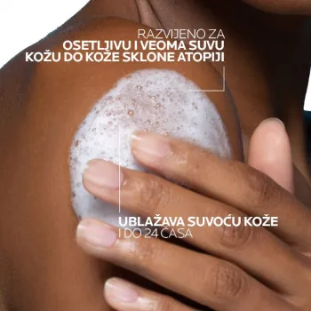 La Roche-Posay LIPIKAR HUILE LAVANTE AP+ Ulje za tuširanje za svakodnevno pranje osetljive suve kože s osećajem svraba i iritacija, pogodno za bebe, decu i odrasle REFILL, 400 ml
