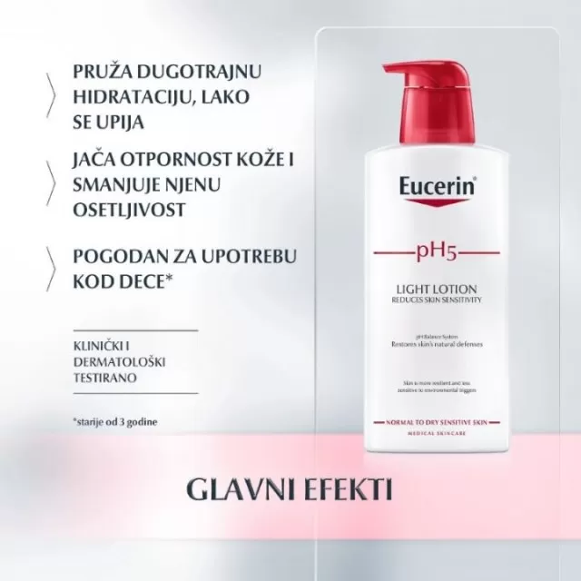 EUCERIN PH5 LAGANI LOSION ZA TELO 400ML