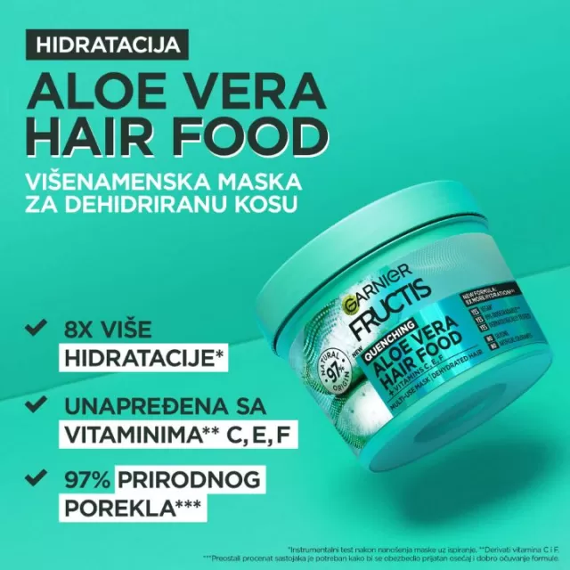FRUCTIS MASKA ALOE VERA HAIR FOOD 390ml