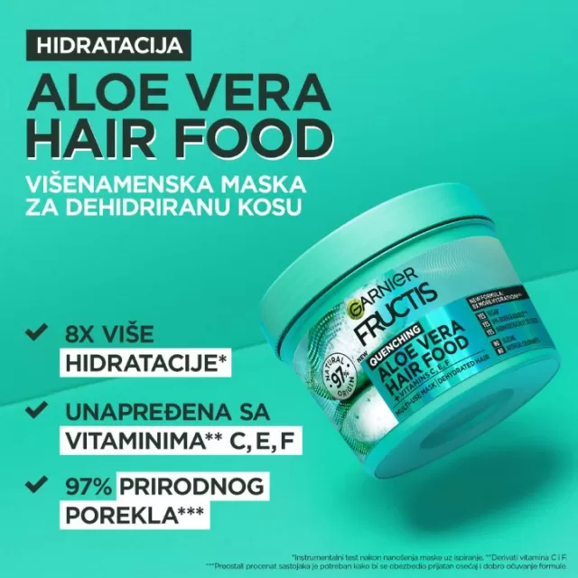 FRUCTIS MASKA ALOE VERA HAIR FOOD 390ml