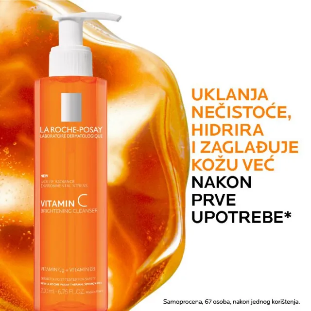 La Roche-Posay Vitamin C Gel Za Čišćenje Lica Sa Vitaminom C 200ML