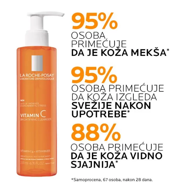 La Roche-Posay Vitamin C Gel Za Čišćenje Lica Sa Vitaminom C 200ML
