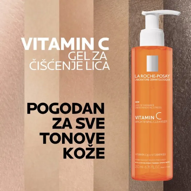 La Roche-Posay Vitamin C Gel Za Čišćenje Lica Sa Vitaminom C 200ML