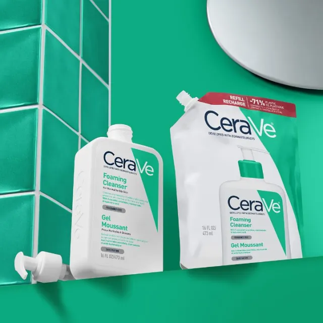 CeraVe penušavi gel za čišćenje refill, 473 ml