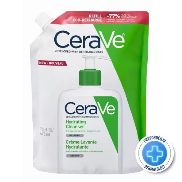 CeraVe Hidratantna emulzija za čišćenje, refill, 473 ml