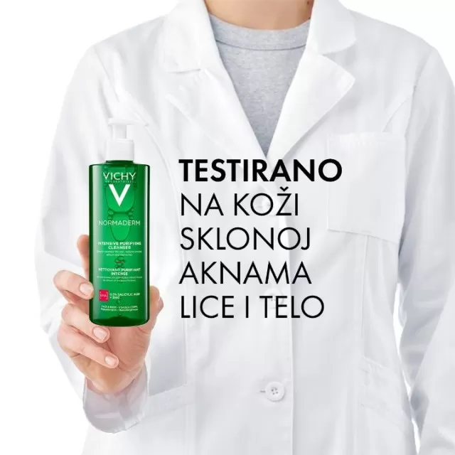 VICHY NORMADERM PHYTOSOLUTION - Gel za dubinsko čišćenje masne i aknama sklone kože, 400ml