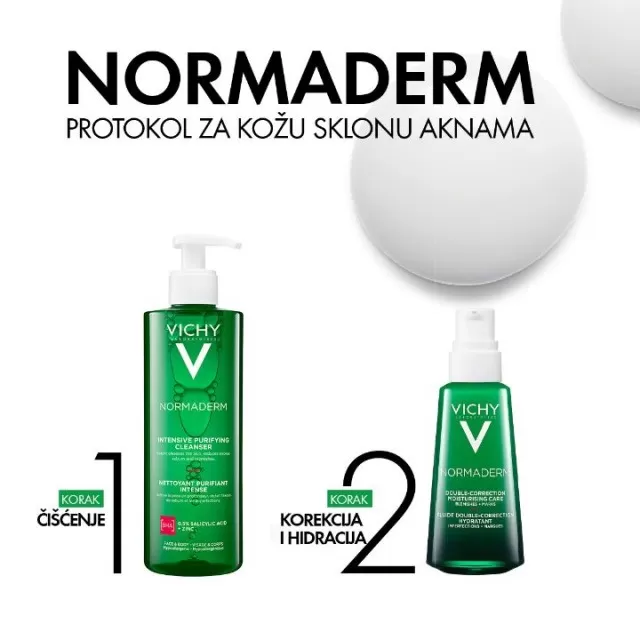 VICHY NORMADERM PHYTOSOLUTION - Gel za dubinsko čišćenje masne i aknama sklone kože, 400ml
