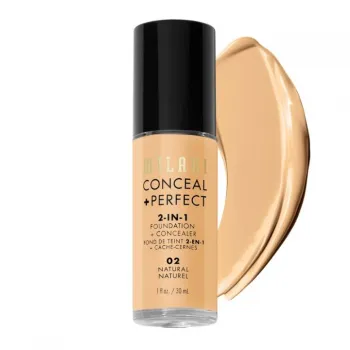 MILANI CONCEAL + PERFECT 2-IN-1 PUDER ZA LICE 02 NATURAL 30ML
