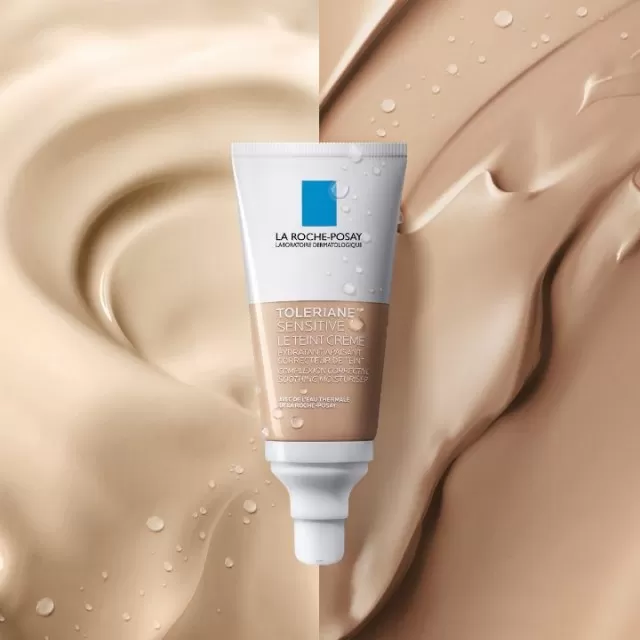 La Roche-Posay TOLERIANE SENSITIVE LE TEINT CREME Umirujuća hidratantna nega koja koriguje ten, 50 ml, Medium