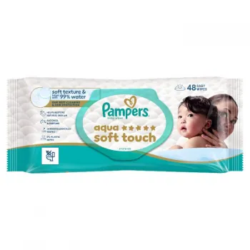 PAMPERS VLAŽNE MARAMICE AQUA SOFT A48