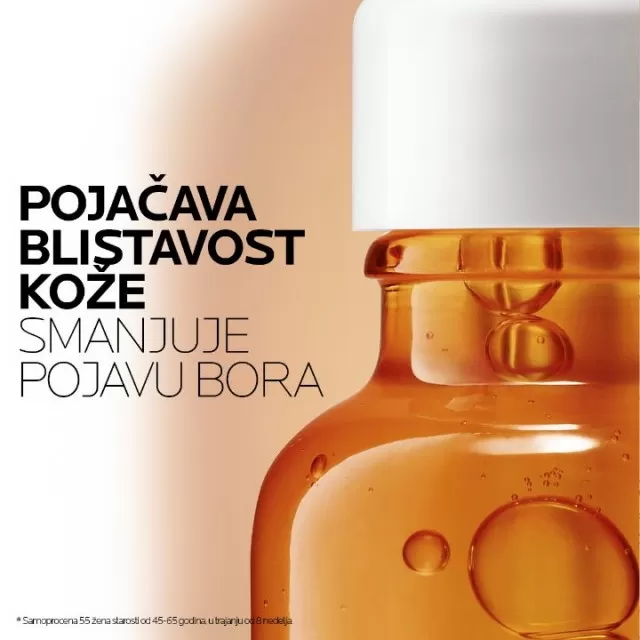 La Roche-Posay PURE VITAMIN C10 SERUM Obnavljajući serum protiv bora za sjaj i blistavost kože s čistim vitaminom C i salicilnom kiselinom, 30 ml