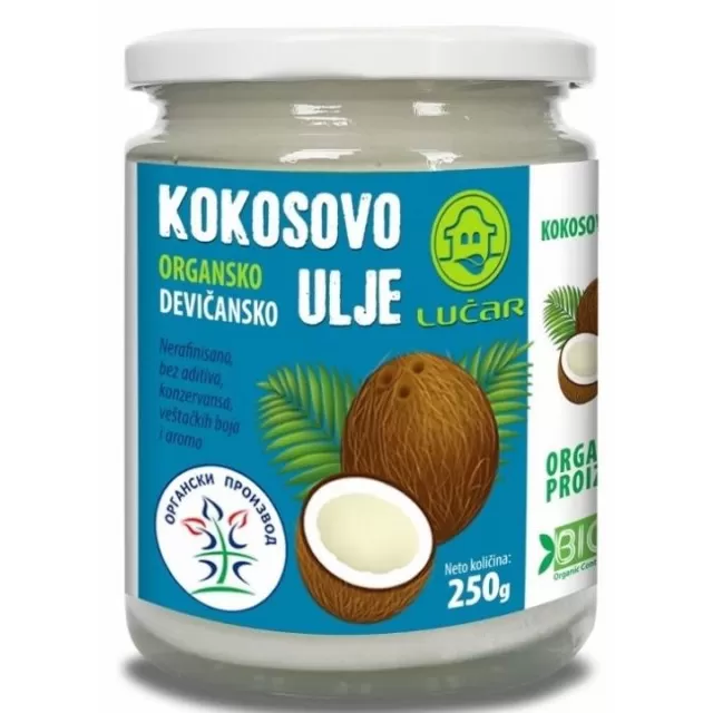 KOKOSOVO ULJE ORGANSKO DEVIČANSKO 250G