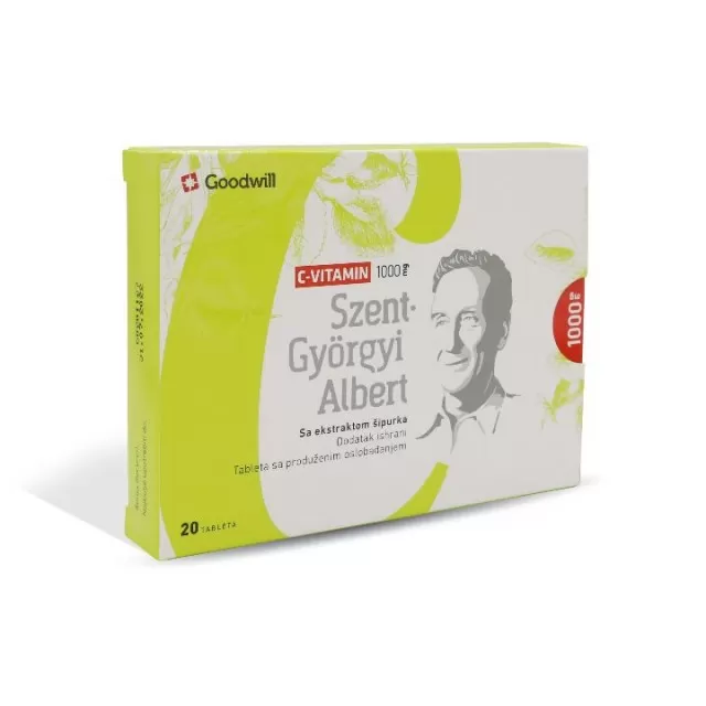 VITAMIN C 1000MG SA ŠIPKOM TABLETE A20
