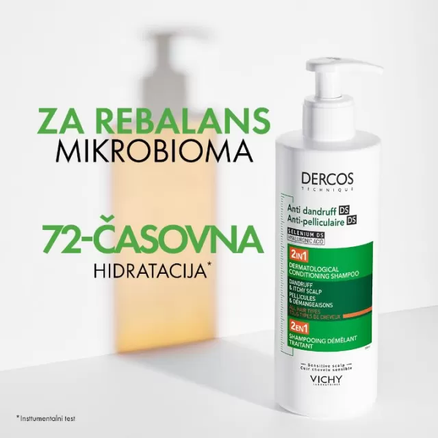 Vichy Dercos šampon protiv peruti DS 2u1 , 200ml