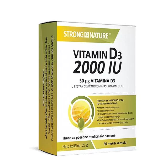 VITAMIN D3 KAPSULE 2000IU A30