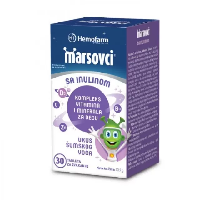 MARSOVCI SA PREBIOTIKOM TABLETE A30