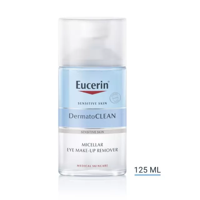 EUCERIN DERMATOCLEAN MICELARNO SREDSTVO ZA SKIDANJE ŠMINKE OKO OČIJU 125ML