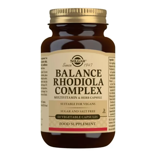SOLGAR BALANCE RHODIOLA COMPLEX KAPSULE A60