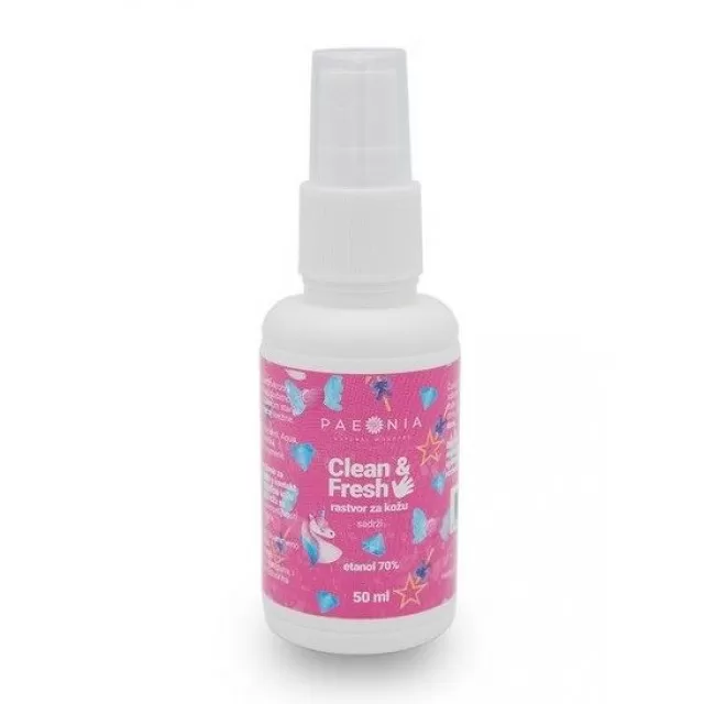 CLEAN & FRESH RASTVOR ZA DEZINFEKCIJU KOŽE 50ML PINK