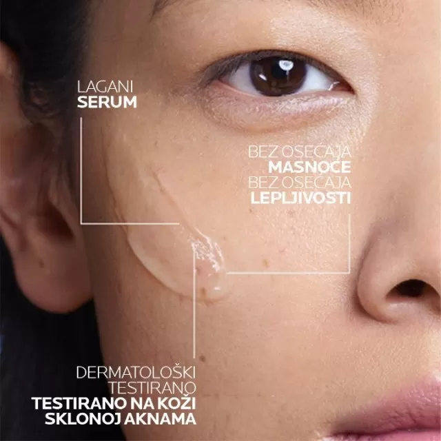 La Roche-Posay EFFACLAR ULTRA KONCENTRISANI SERUM Dnevni piling protiv nepravilnosti za kožu sklonu aknama u odraslom dobu, 30 ml
