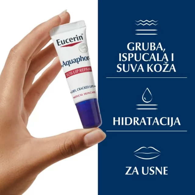EUCERIN AQUAPHOR SOS BALSAM ZA USNE 10G