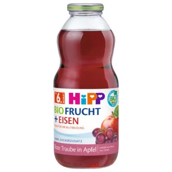 HIPP VOĆNI NEKTAR OD JABUKE, CRVENOG GROŽDJA I ARONIJE 500ml
