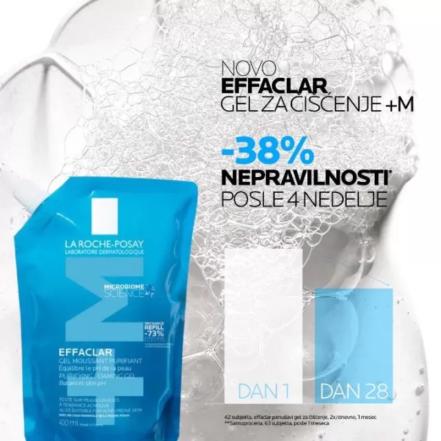 LA ROCHE-POSAY EFFACLAR GEL ECO REFILL 400ML