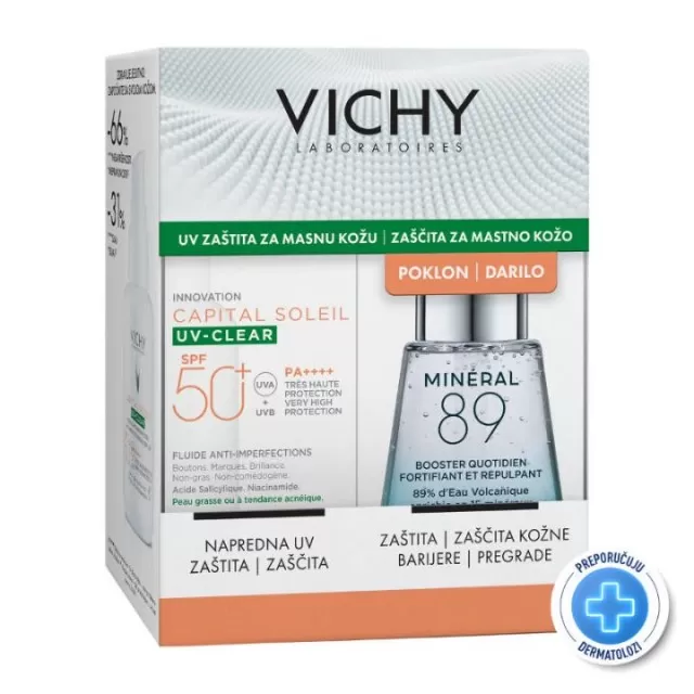 VICHY PROMO SUN UV CLEAR+MINERAL 89 BOOSTER