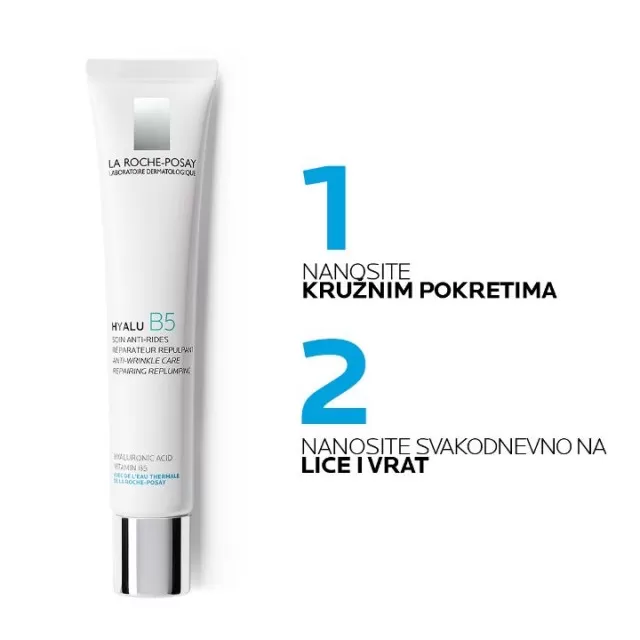 La Roche-Posay HYALU B5 Nega protiv bora za punoću i obnavljanje kože s hijaluronskom kiselinom, 40 ml