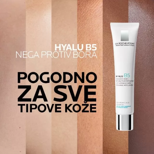 La Roche-Posay HYALU B5 Nega protiv bora za punoću i obnavljanje kože s hijaluronskom kiselinom, 40 ml
