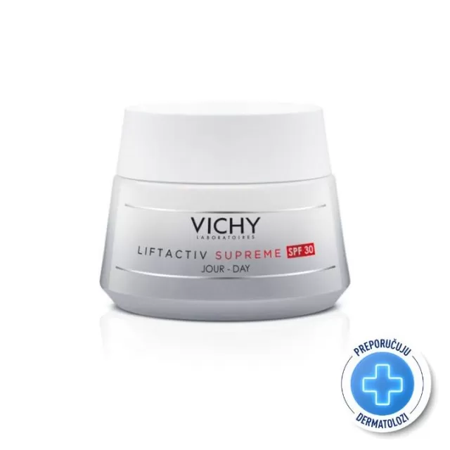 VICHY LIFTACTIV SUPREME Intenzivna dnevna nega za korekciju bora i čvrstine kože uz SPF 30 i hijaluronsku kiselinu, 50 ml