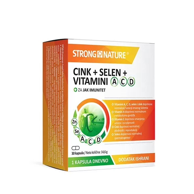 CINK+SELEN+ VITAMINI A C D KAPSULE A30