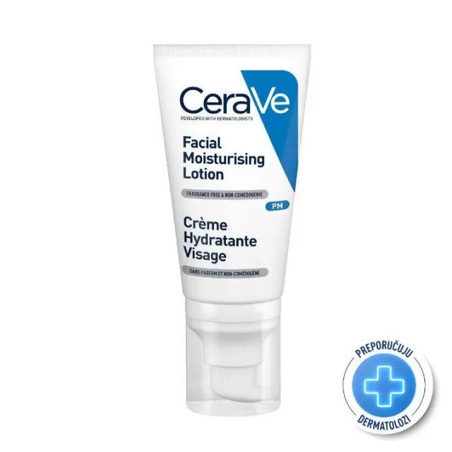 CERAVE HIDRANTNA NEGA ZA LICE ZA NORMALNU DO SUVU KOŽU 52ML