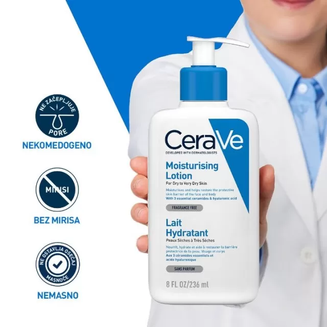 CERAVE HIDRANTNI LOSION ZA SUVU DO VRLO SUVU KOŽU 236ML