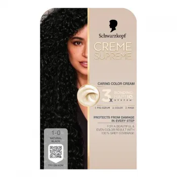 Creme Supreme Farba Za Kosu 1-0  Deep black