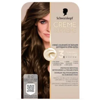 Creme Supreme Farba Za Kosu 6-0 Natural Light Brown
