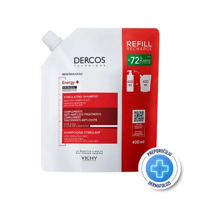 VICHY DERCOS ŠAMPON PROTIV OPADANJA REFILL 400ML