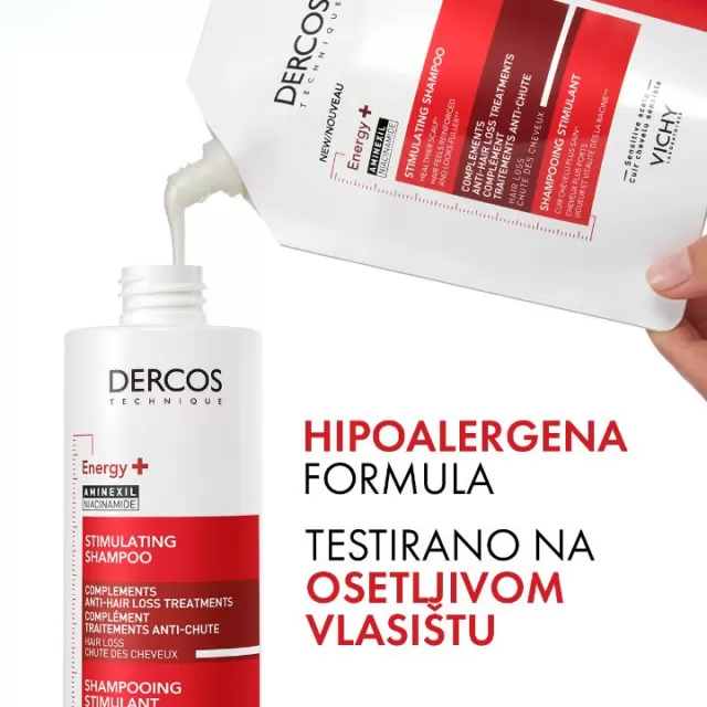 VICHY DERCOS ŠAMPON PROTIV OPADANJA REFILL 400ML